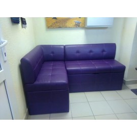 Кухонный угловой диван Лорд-2 (фиолетового цвета)